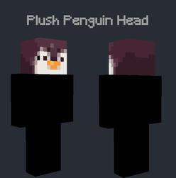 Plush Penguin Head